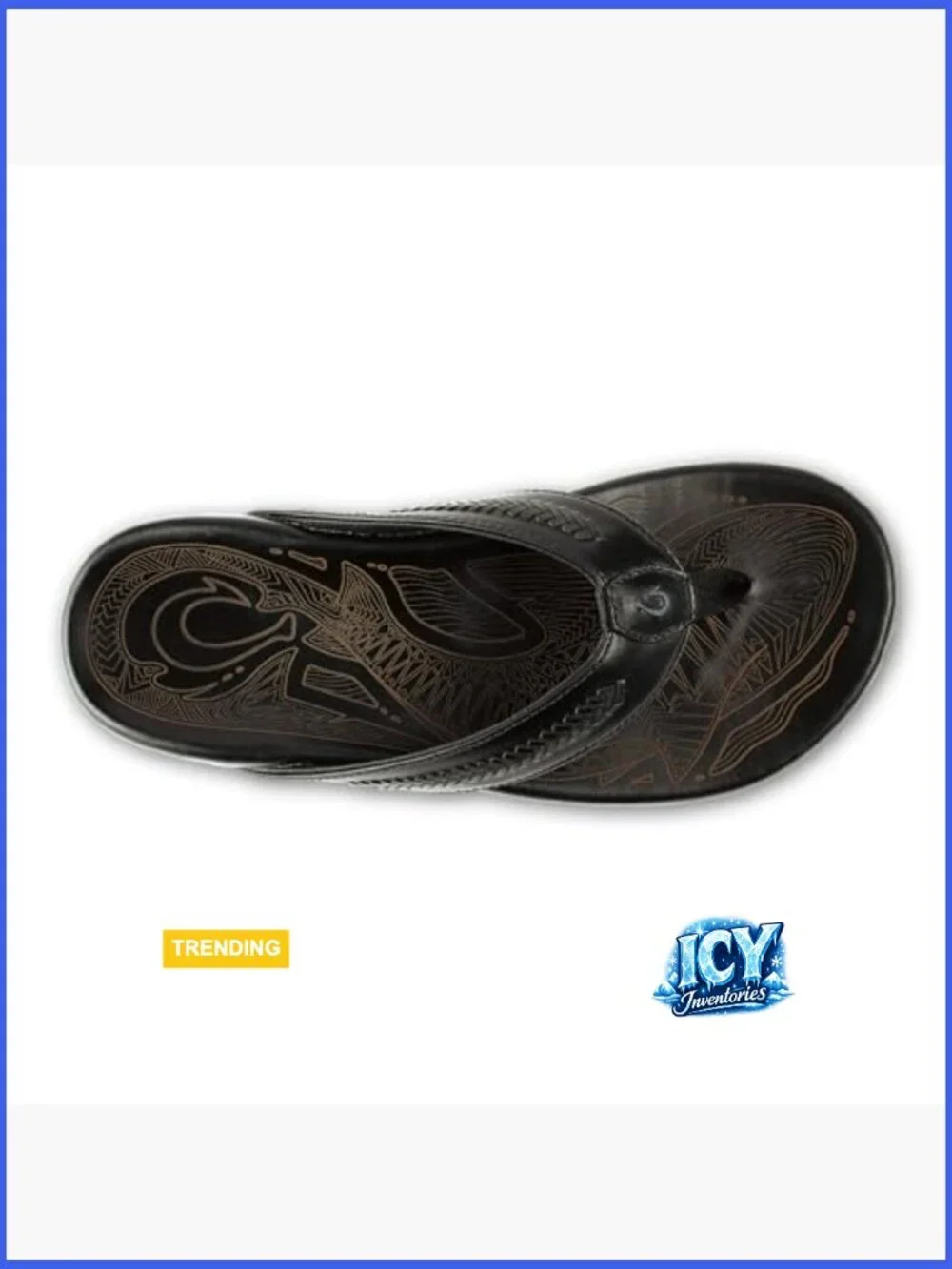 Men's Leather Sandals Flip Flops Arch Support Comfort Fit Premium Materials